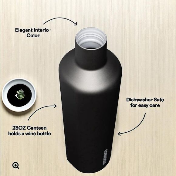 Corkcicle 25oz Canteen - Shimmering Stardust - Picture 3 of 6